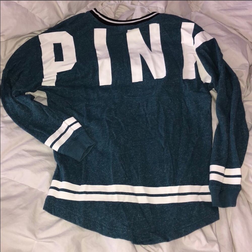 Victoria’s Secret Pink Varsity Long Sleeve Top XS